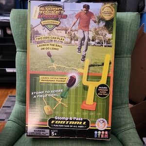 Stomp & Pass Football - Green and Yellow